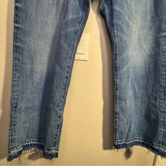 J. Crew Mid-rise Straight Jean Raw Hem Size 35 = Size 20 - Picture 7 of 16